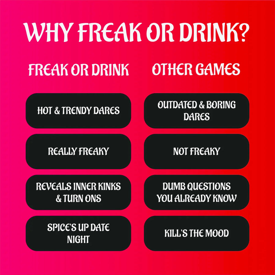 Freak Or Drink Couple Edition